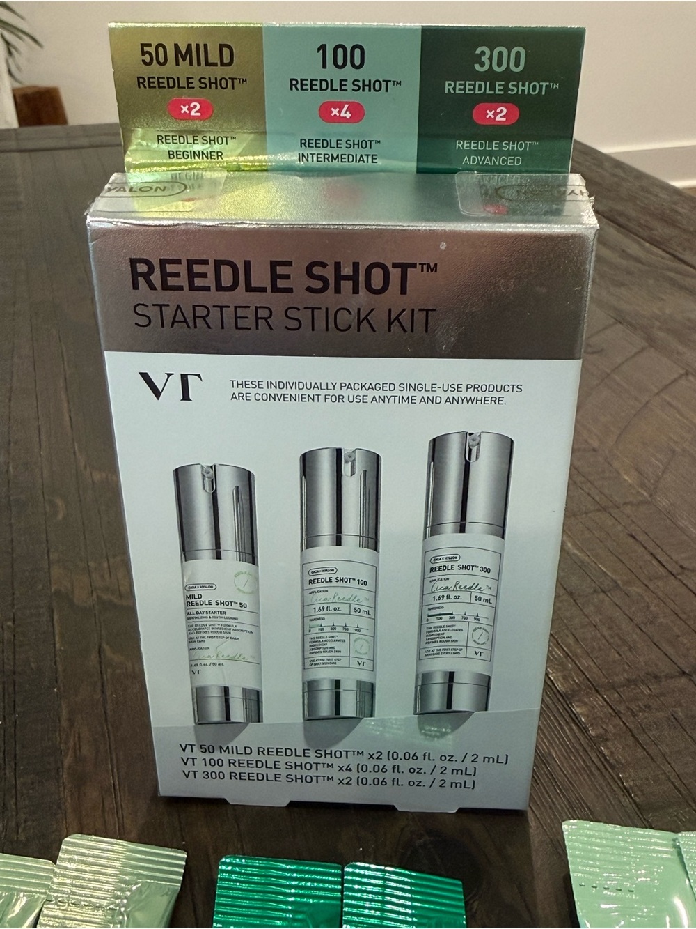 VT Cosmetics Reedle Starter Stick Kit K-Beauty Travel Friendly Set New in Box - Picture 3 of 11